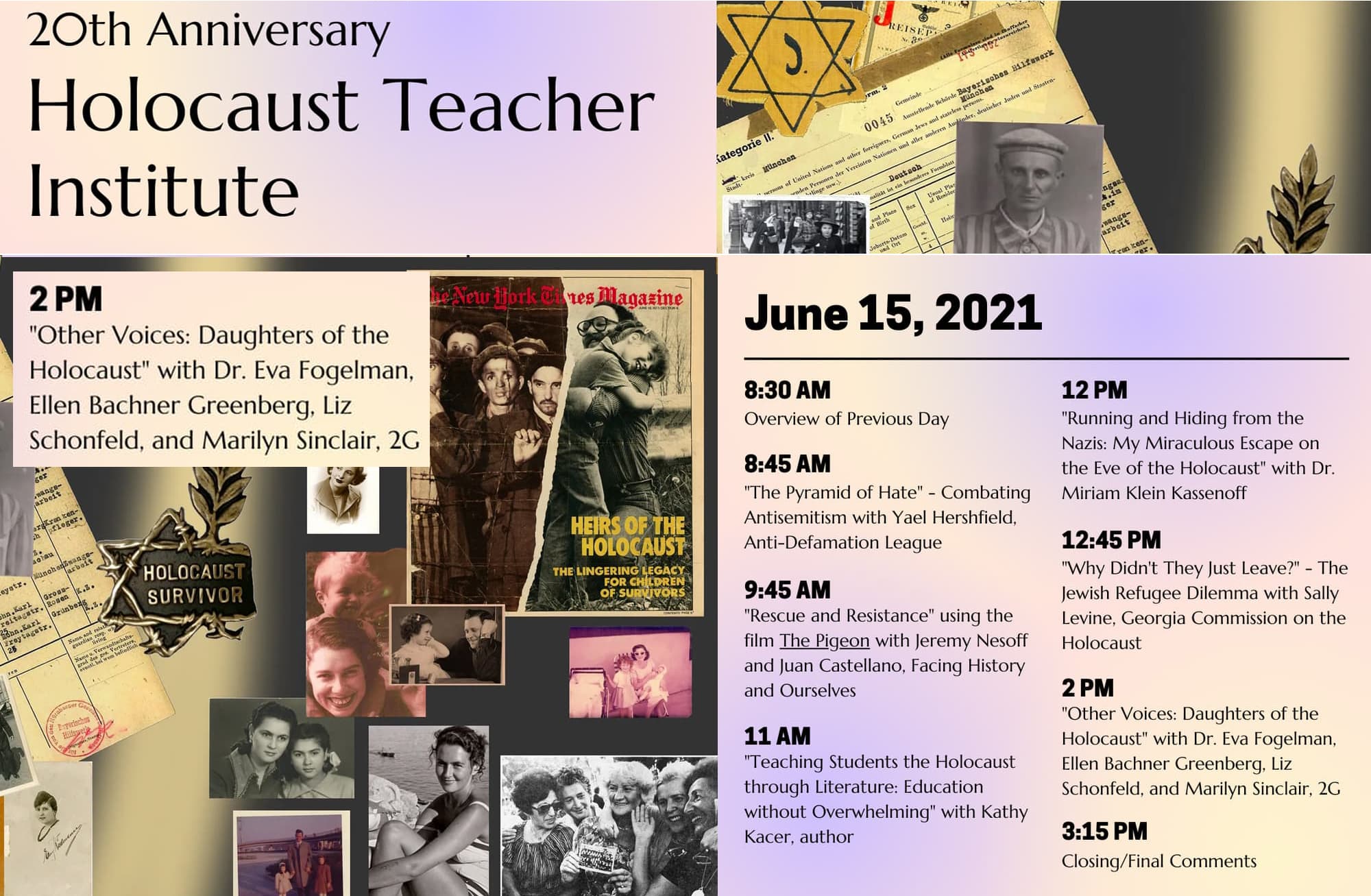 20th Annual Holocaust Teacher Institute | University of Miami
