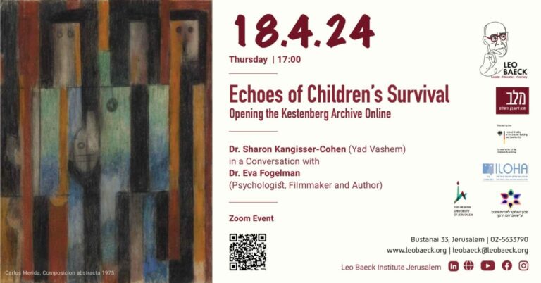 Echoes of Children’s Survival: Opening the Kestenberg Archive Online