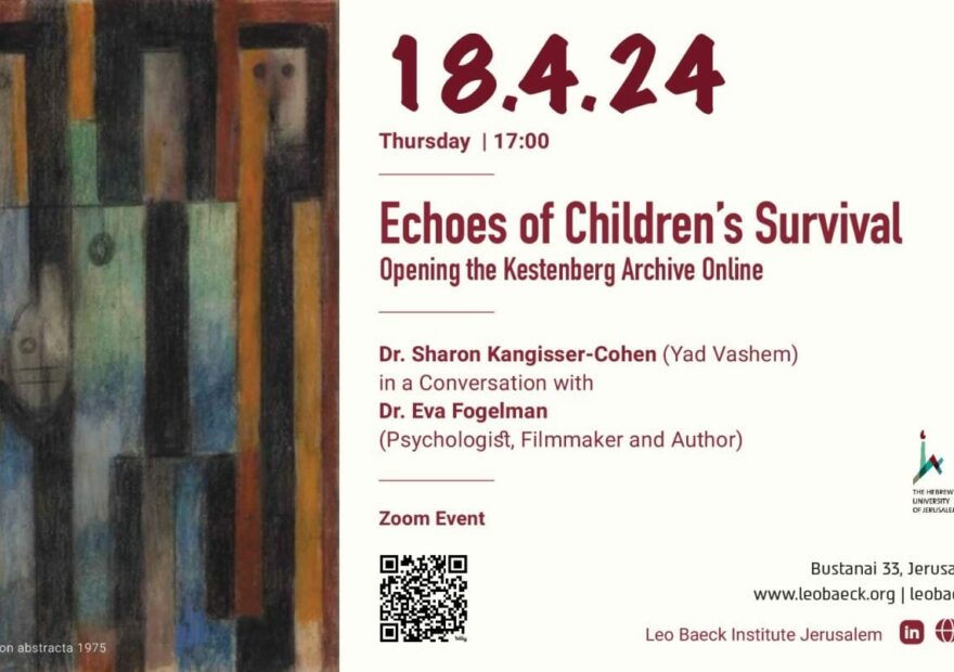 Echoes of Children’s Survival: Opening the Kestenberg Archive Online